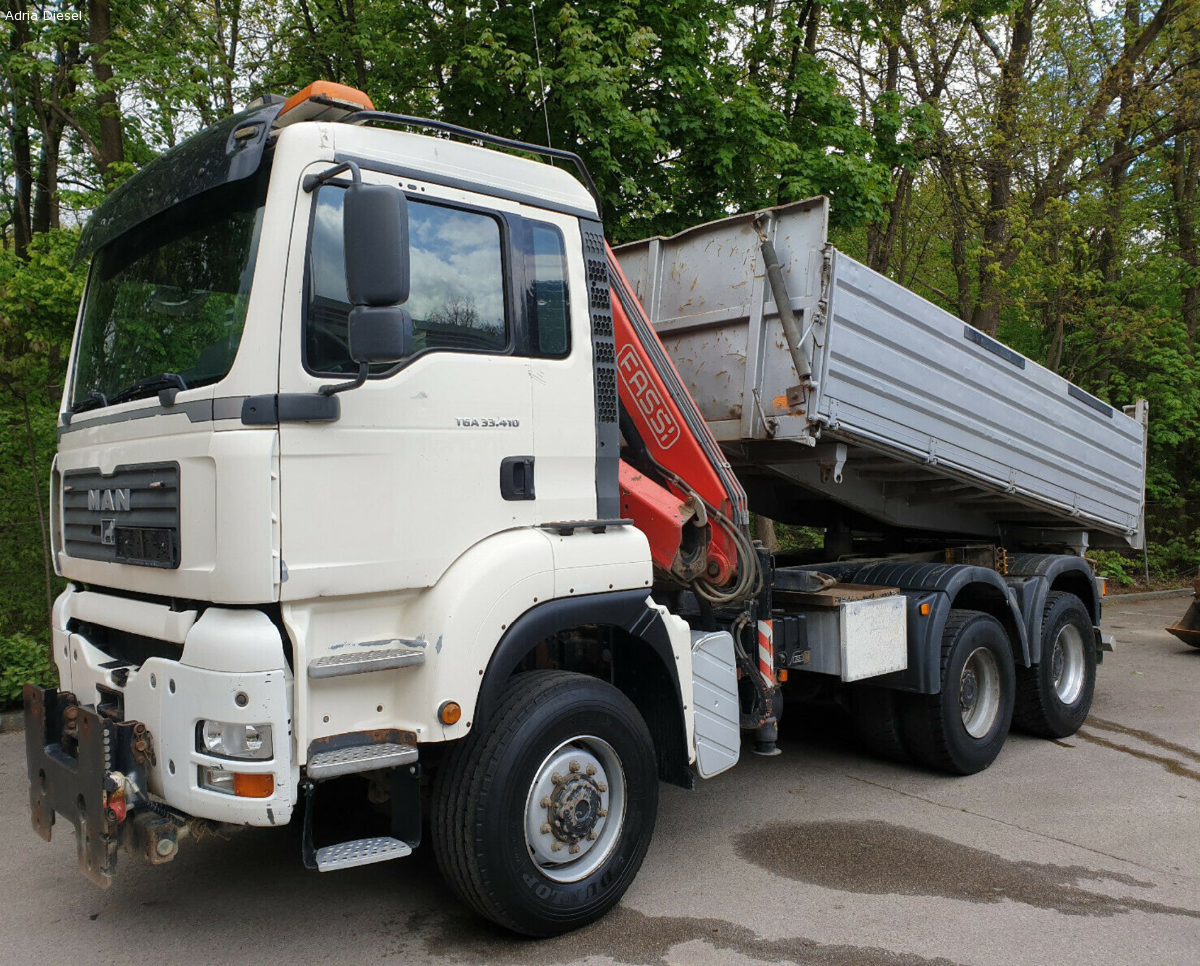 MAN TGS 33.410 BB 6X6 | IN ARRIVO 410 CV 